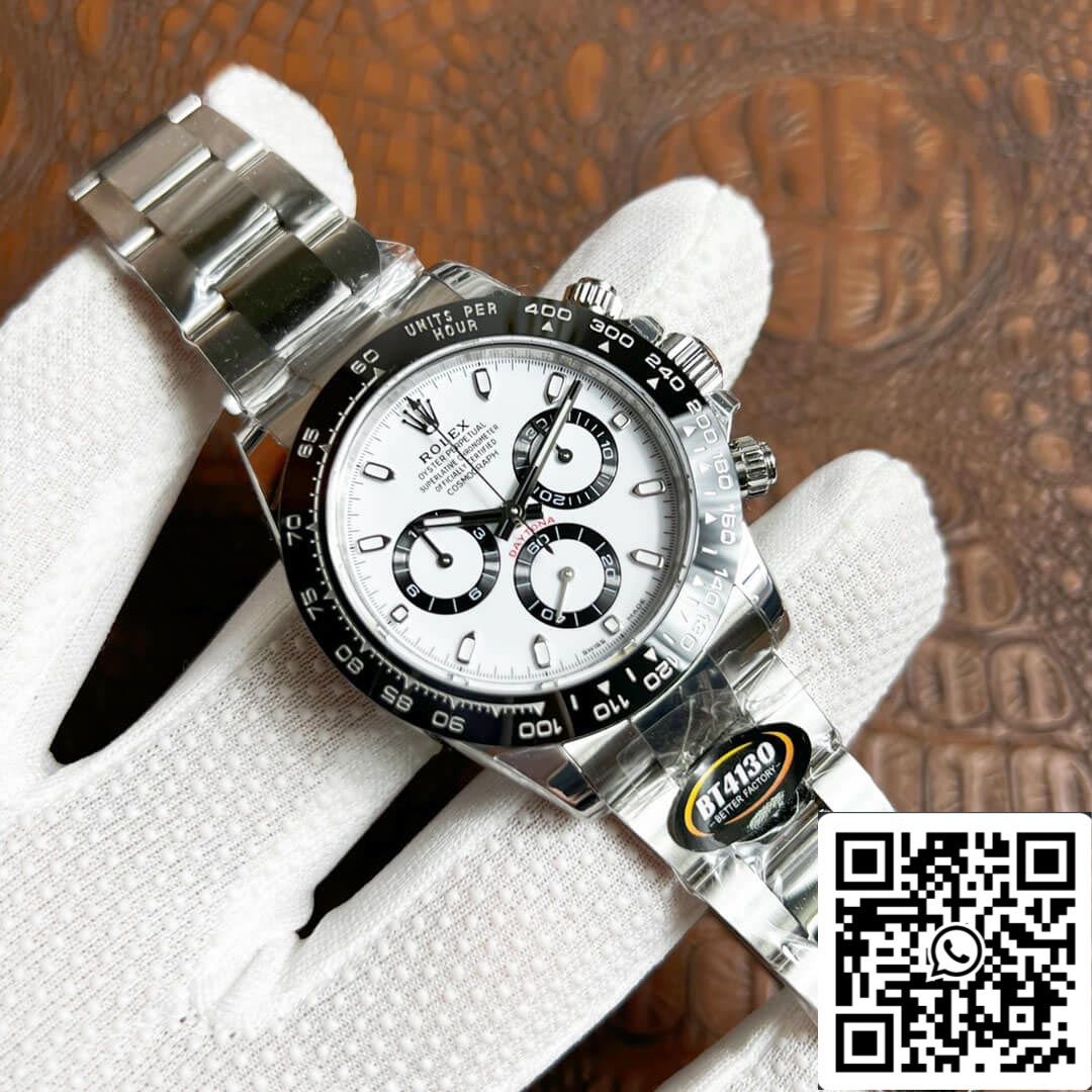 Rolex Daytona M116500LN-0001 1:1 edizione migliore BT Fabbrica quadrante bianco