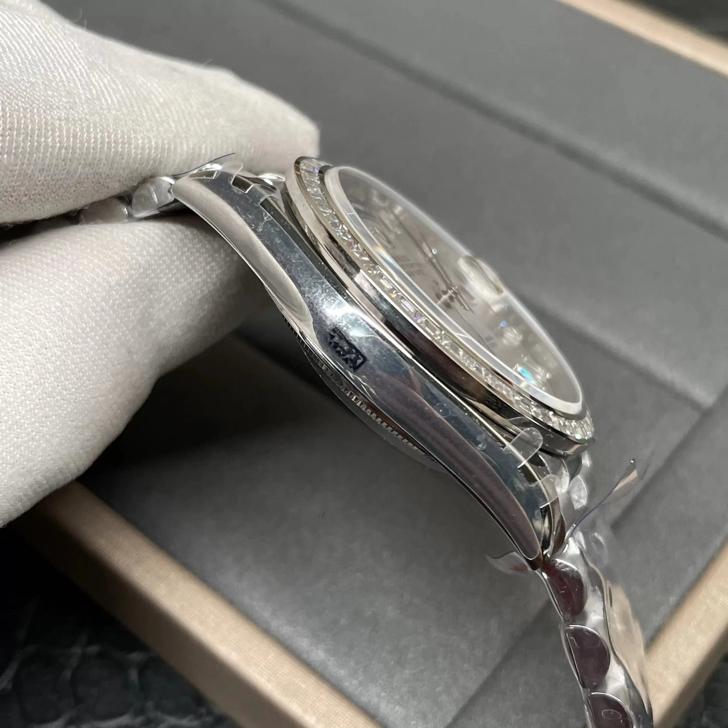 Rolex Day Date 40 M228396TBR-0027 Meteorite Diamond quadrante 1:1 edizione migliore GM Fabbrica V3 Counterweight Versione