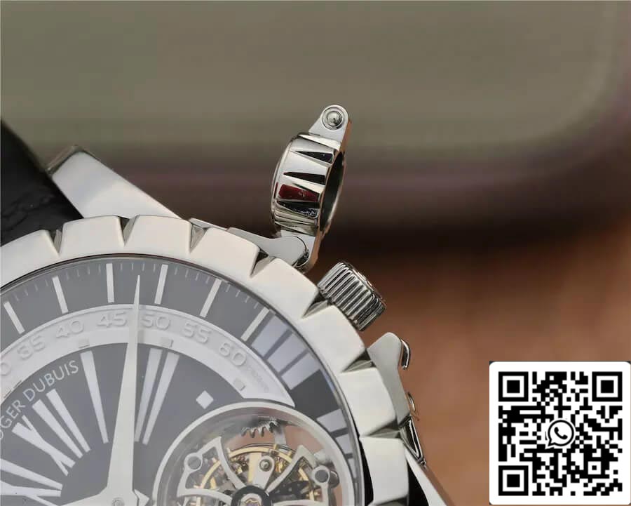 Roger Dubuis Excalibur RDDBEX0291 1:1 edizione migliore JB Fabbrica Tourbillon White Shell Black Dial