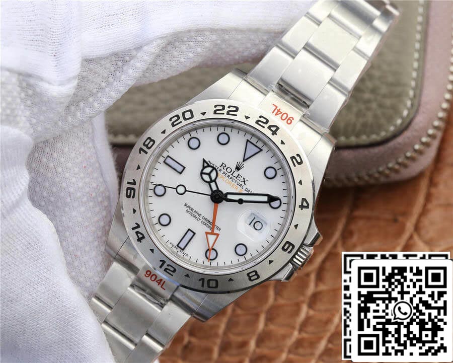 Rolex Explorer M216570-0001 1:1 edizione migliore GM Fabbrica V4 quadrante bianco