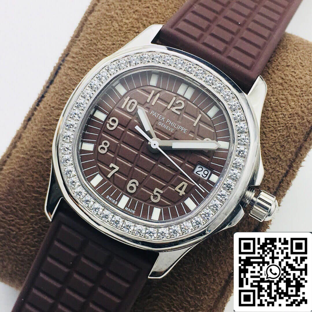 Patek Philippe Aquanaut 5067A-023 Quartz movimento 1:1 Best Edition PPF Fabbrica Brown cinturino