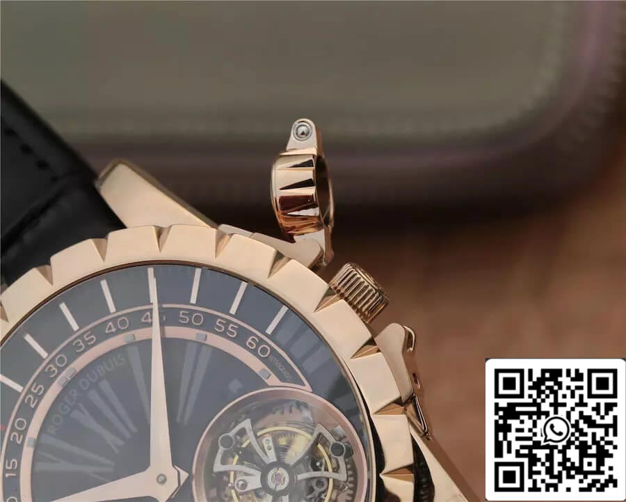 Roger Dubuis Excalibur RDDBEX0280 1:1 edizione migliore JB Fabbrica Tourbillon Black Dial