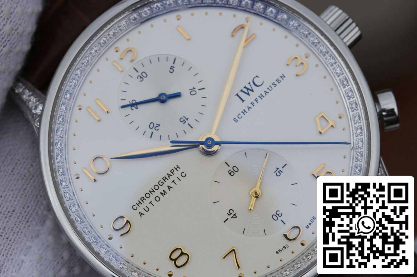 IWC Portugieser IW371440 1:1 Best Edition ZF Fabbrica V2 Diamond Bezel