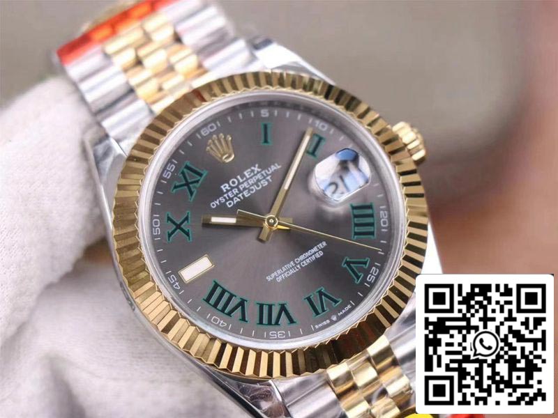 Rolex Datejust M126333-0020 1:1 Mejor Edición TW Fabbrica Esfera Gris Suizo ETA3235