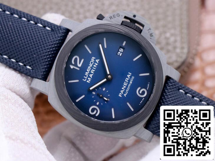 Panerai Luminor PAM1663 1:1 edizione migliore VS Fabbrica Smoked quadrante blu