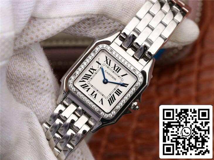 Panthere De Cartier W4PN0008 1:1 edizione migliore GF Fabbrica Diamond quadrante argento