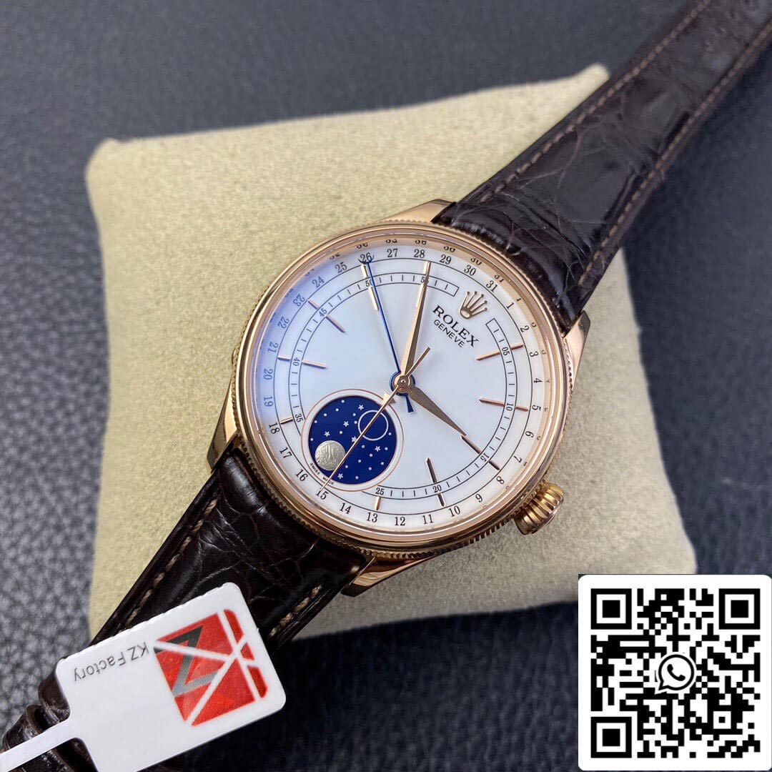 Rolex Cellini M50535-0002 1:1 Best Edition KZ Fabbrica White Dial