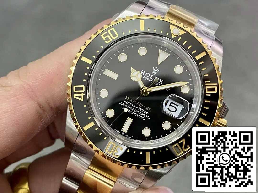 Rolex Sea Dweller M126603-0001 1:1 edizione migliore VS Fabbrica Yellow Oro