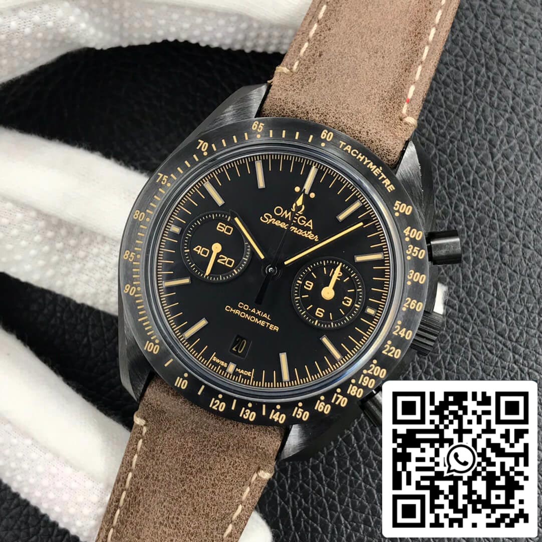 Omega Speedmaster 311.92.44.51.01.006 1:1 Mejor Edición OM Fabbrica V2 Dark Side Of The Moon Cerámica Negra