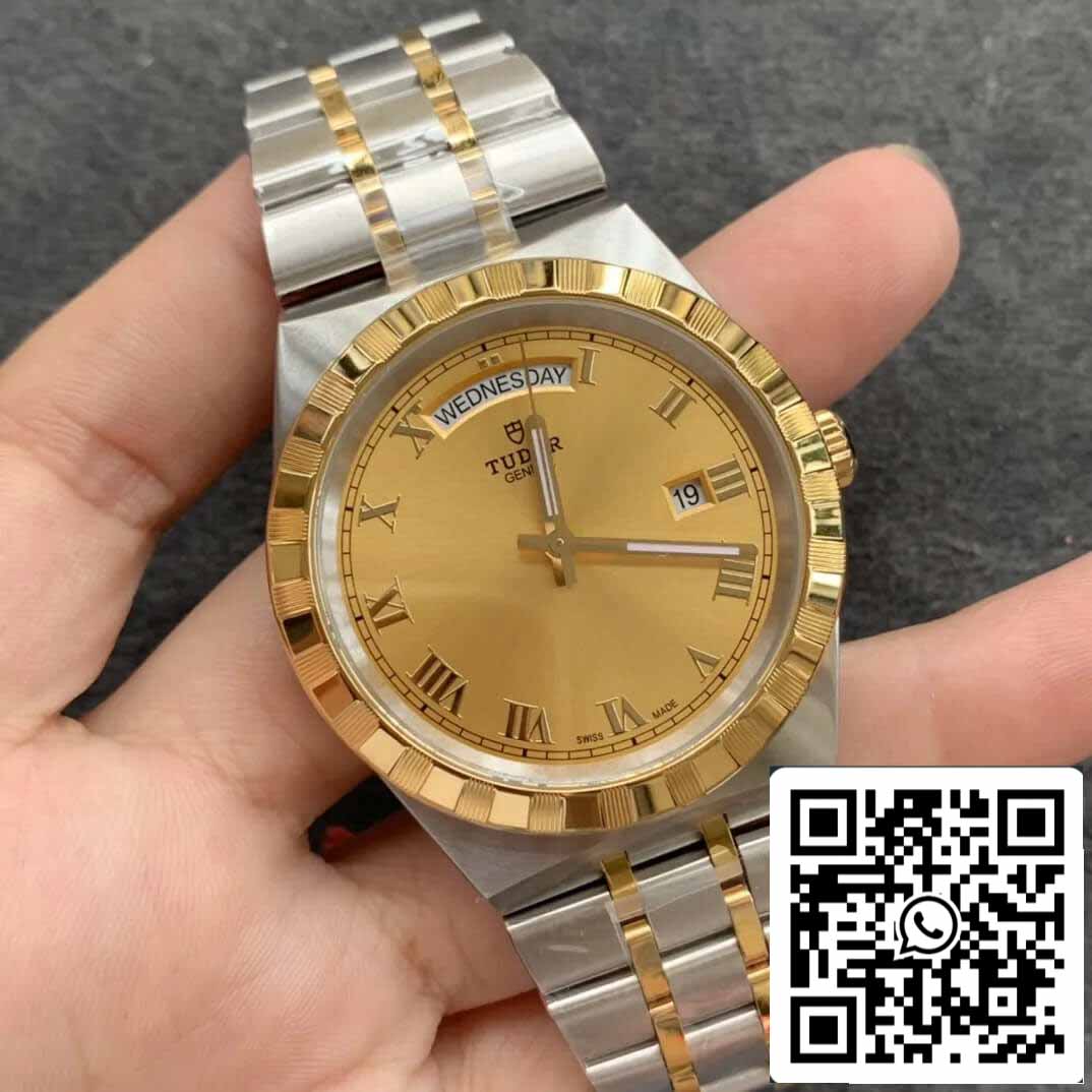 replica Tudor Royal M28603-0004 Day Date V7 Fabbrica Yellow Gold