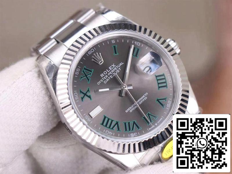 Rolex Datejust M126334-0021 1:1 Best Edition TW Fabbrica Gray Dial Swiss ETA3235