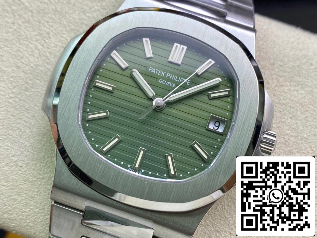 Patek Philippe Nautilus 5711/1A 1:1 Best Edition PPF Fabbrica Olive Green Dial
