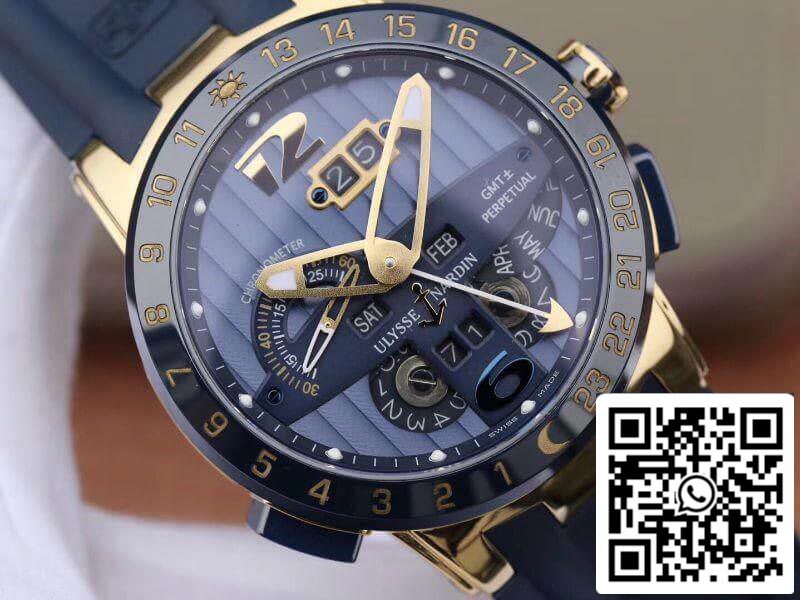 Ulysse Nardin El Toro 322-00-3/BQ All Working GMT Calendar Mechanical Watches 1:1 Best Edition Swiss UN-32