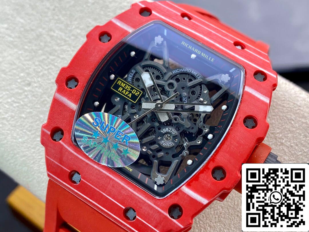 Richard Mille RM035-02 1:1 Best Edition RM Fabbrica Red Case