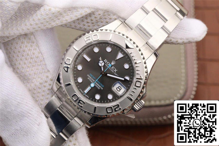 Rolex Yacht Master 268622-0002 1:1 edizione migliore AR Fabbrica Grigio quadrante 904L
