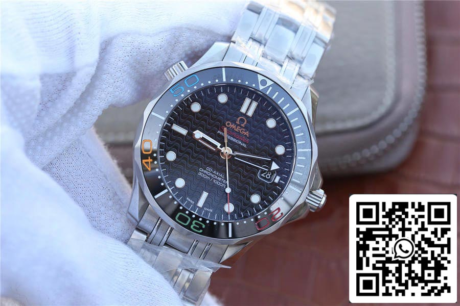 Omega Seamaster Diver 300M 522.30.41.20.01.001 1:1 Mejor Edición V6 Fabbrica Esfera Negra