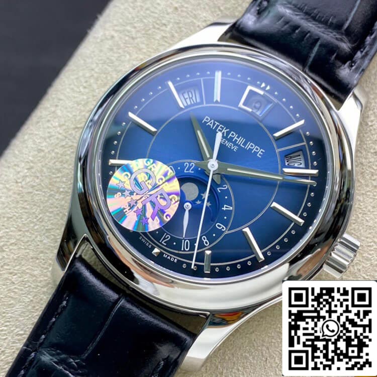 Patek Philippe Complications 5205G-013 1:1 edizione migliore GR Fabbrica quadrante blu