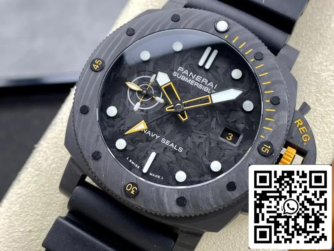 Panerai Submersible PAM1324 1:1 edizione migliore VS Fabbrica fibra di carbonio Cassa