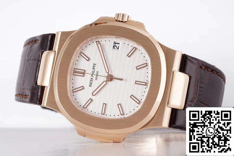 Patek Philippe Nautilus 5711R-001 1:1 Best Edition PPF Fabbrica V4 White Dial Swiss ETA324
