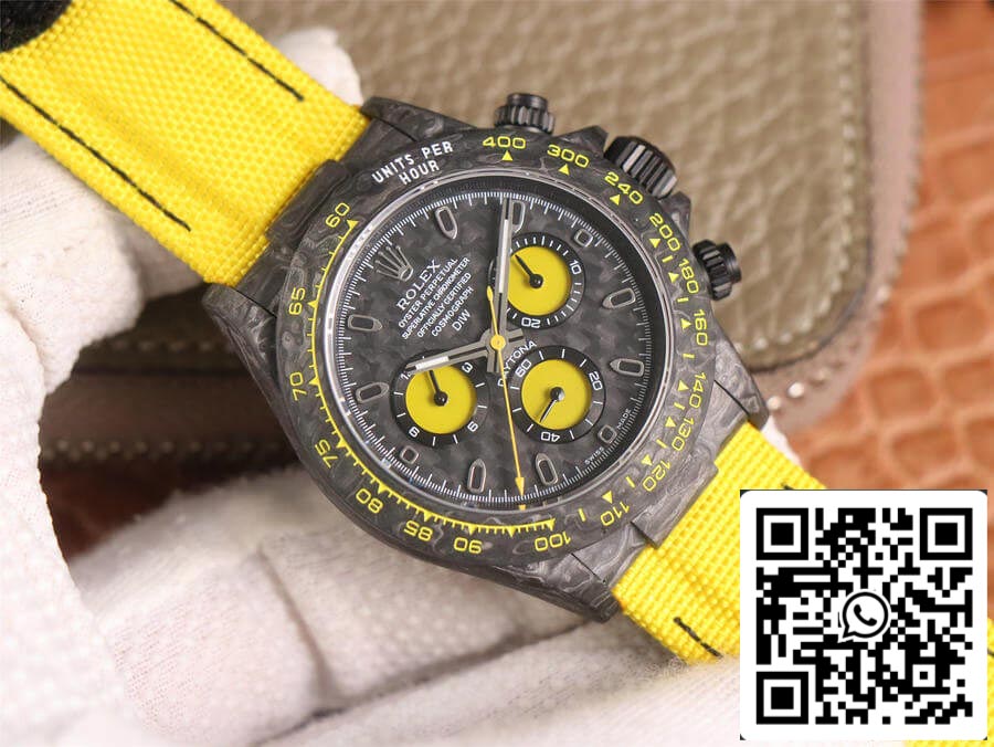 Rolex Daytona Diw Retrofit Version 1:1 Best Edition WWF Fabbrica Carbon Fiber Dial