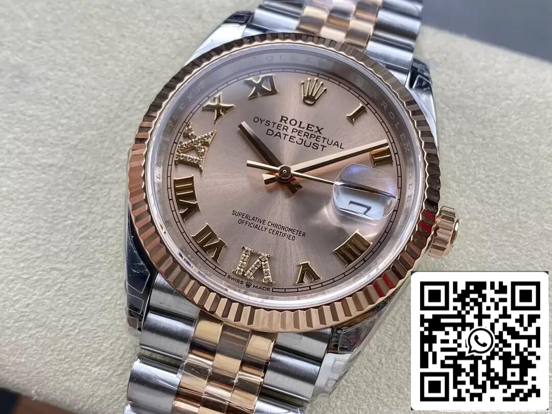 Rolex Datejust M126231-0027 36MM 1:1 edizione migliore VS Fabbrica Oro quadrante