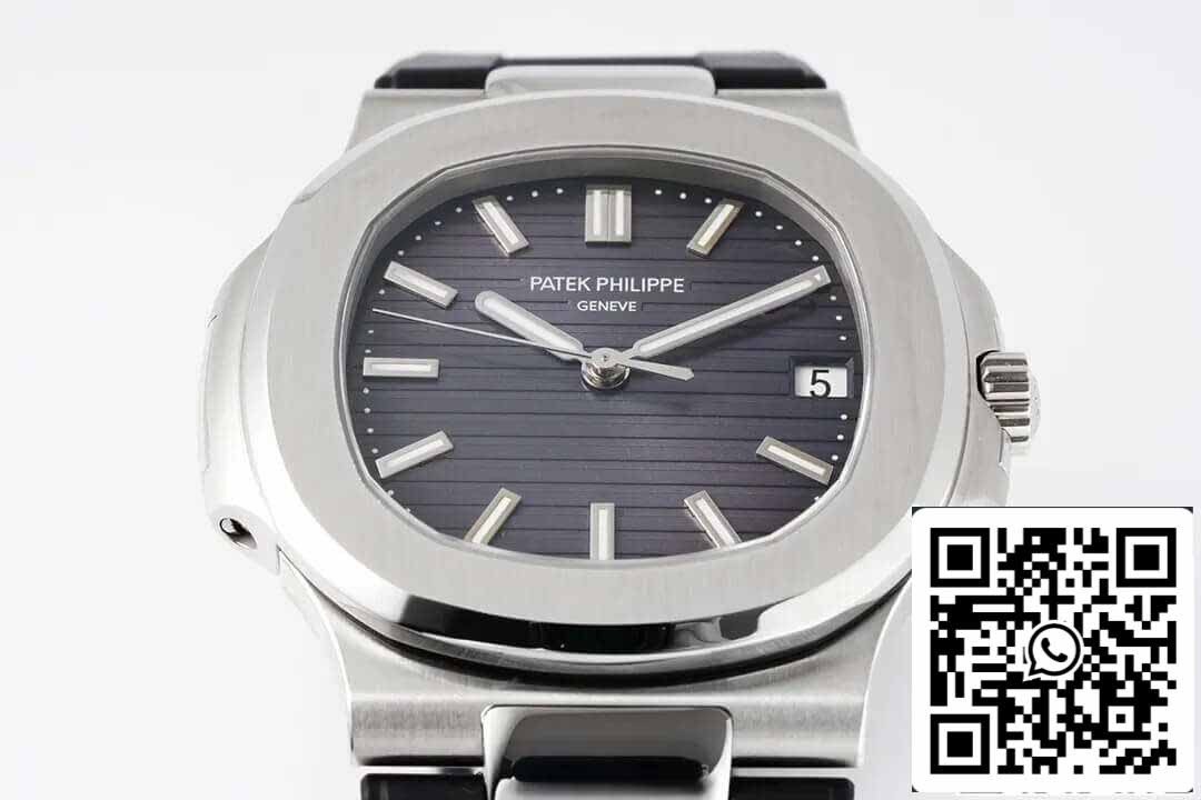 Patek Philippe Nautilus 5711 1:1 Best Edition PPF Fabbrica Black Rubber cinturino