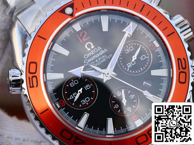 Omega Seamaster Planet Ocean 232.30.46.51.01.002 1:1 edizione migliore Swiss ETA7750 quadrante nero with orange marker