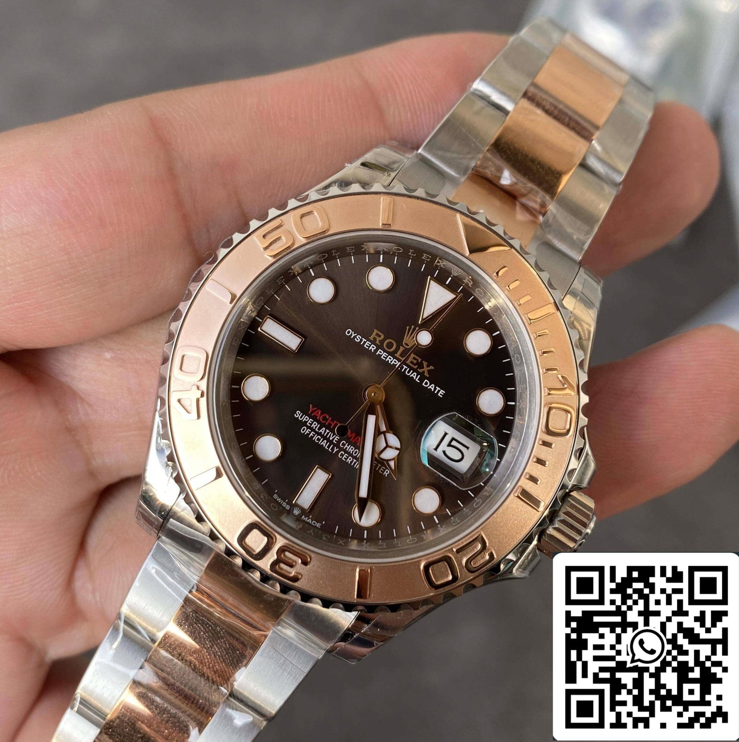 Rolex Yacht‑Master M126621-0001 1:1 edizione migliore VS Fabbrica Chocolate quadrante