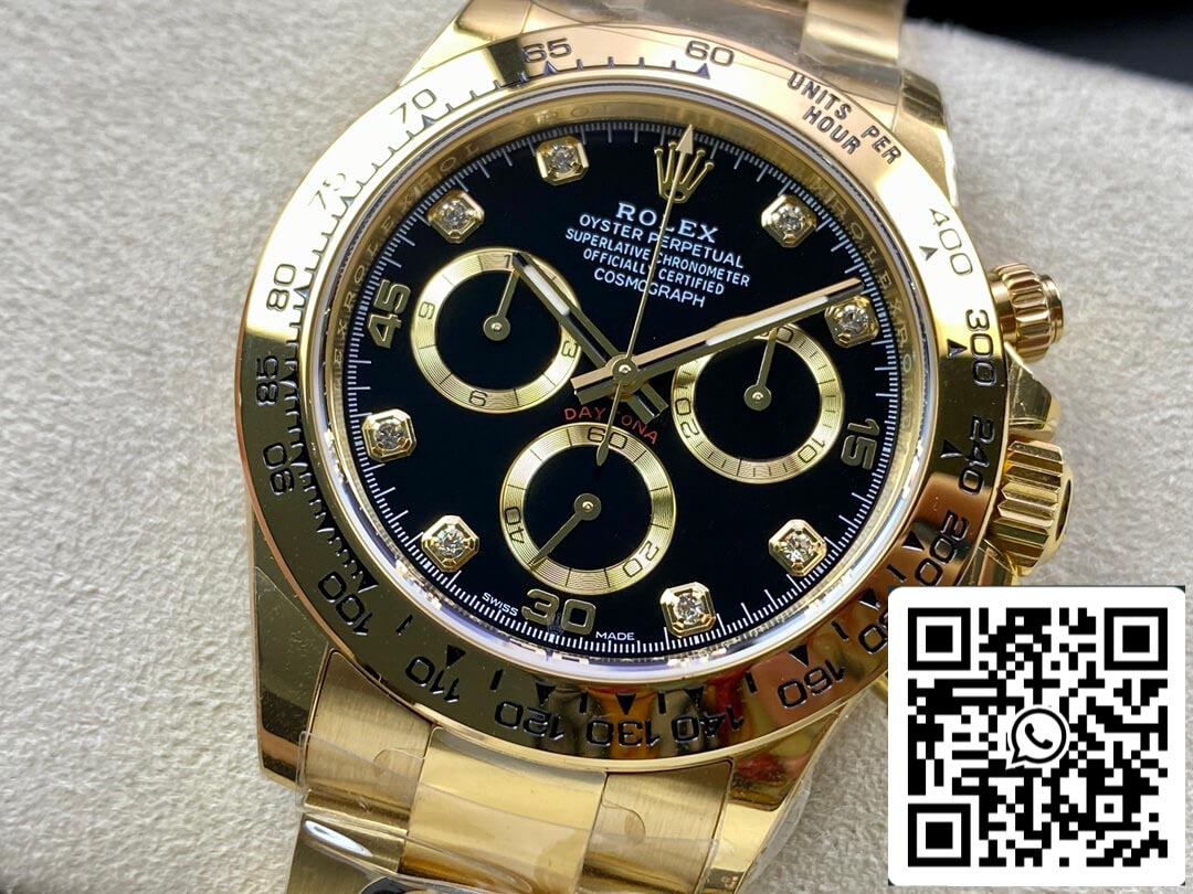 Rolex Daytona M116508-0016 1:1 edizione migliore BT Fabbrica quadrante nero