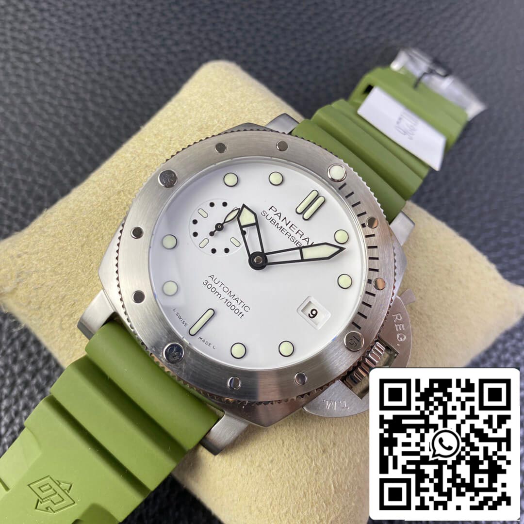 SBF Panerai Submersible PAM01226 1:1 edição melhor VS Fabbrica quadrante branco
