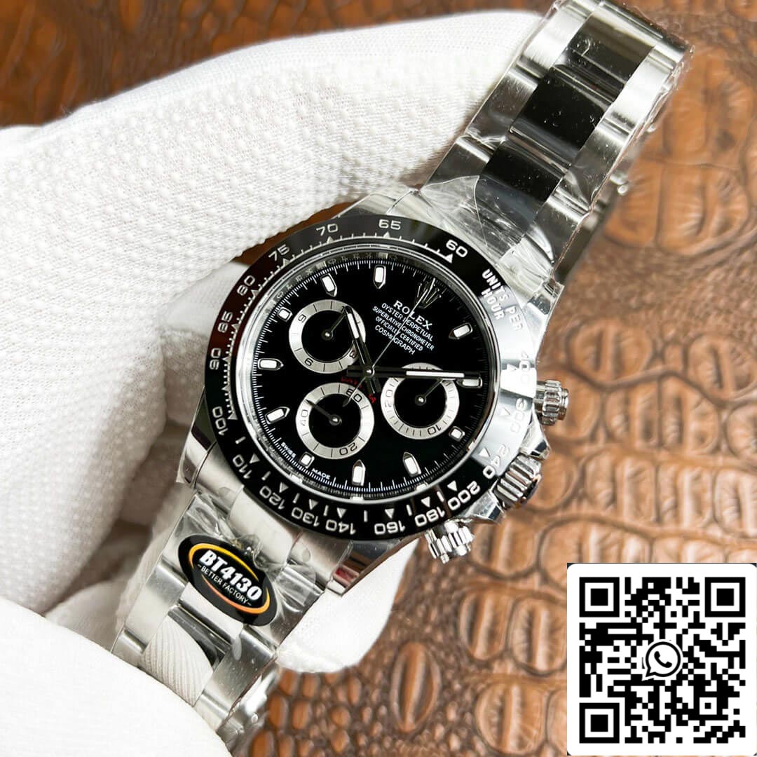 Rolex Daytona M116500LN-0002 1:1 edizione migliore BT Fabbrica quadrante nero