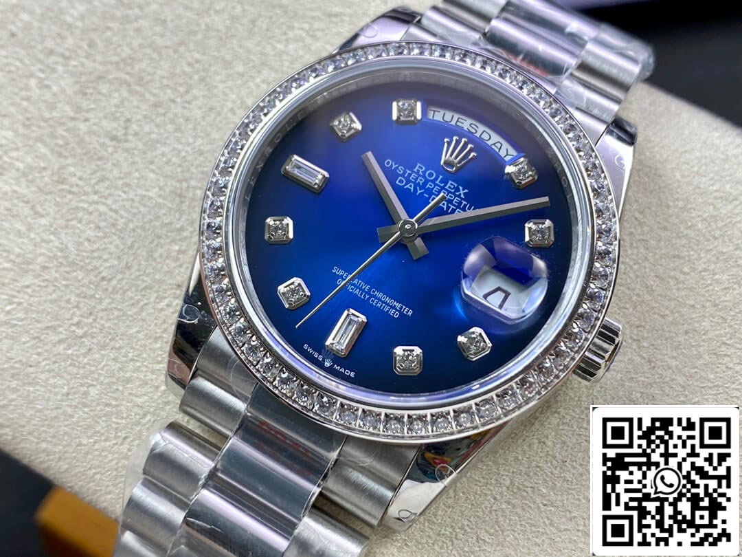 Rolex Day Date M128396TBR-0008 36MM 1:1 edizione migliore GM Fabbrica Diamond lunetta