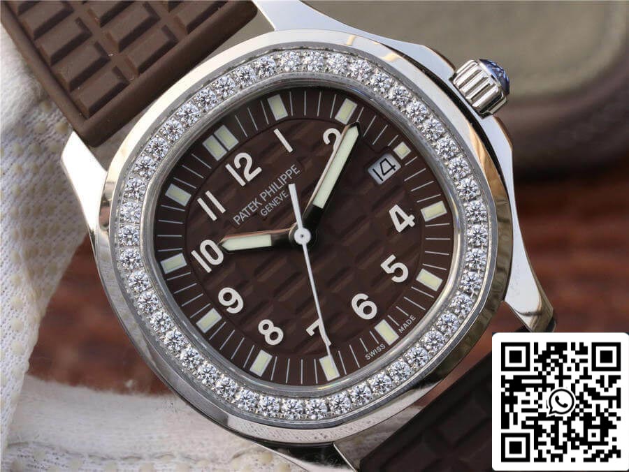 Patek Philippe Aquanaut 5067A-023 1:1 Best Edition PPF Fabbrica Diamond Brown Dial