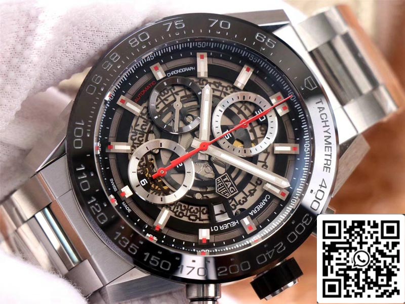 TAG Heuer Carrera CAR2A1W.BA0703 1:1 Best Edition XF Fabbrica Black Dial Swiss HEUER 01