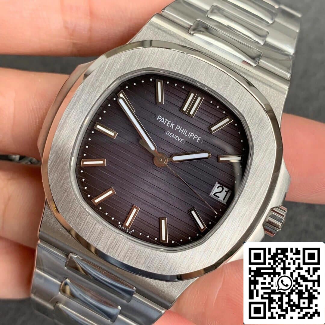 Patek Philippe Nautilus 5711 1:1 Best Edition PPF Fabbrica V4 Gray Dial Swiss ETA324