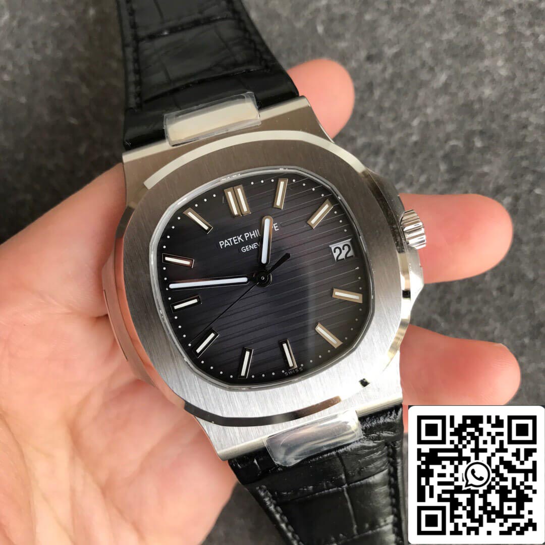 Patek Philippe Nautilus 5711G 1:1 Best Edition PPF Fabbrica V4 Black Dial Swiss ETA324