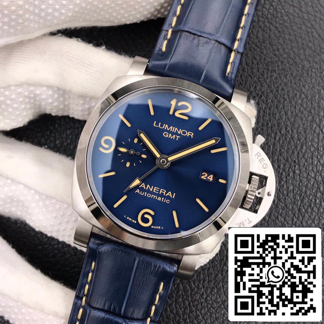 Panerai Luminor GMT PAM01033 1:1 edizione migliore VS Fabbrica Dark quadrante blu