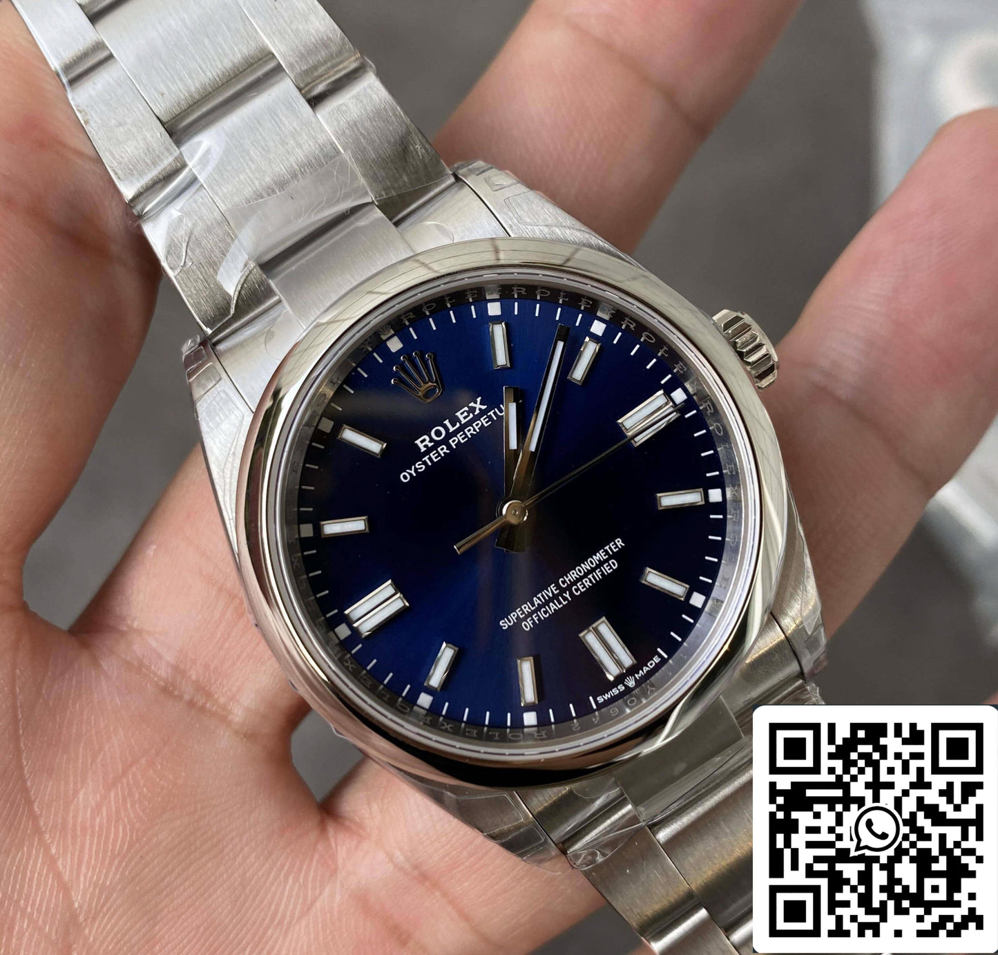 Rolex Oyster Perpetual M126000-0003 36MM 1:1 edizione migliore VS Fabbrica quadrante blu