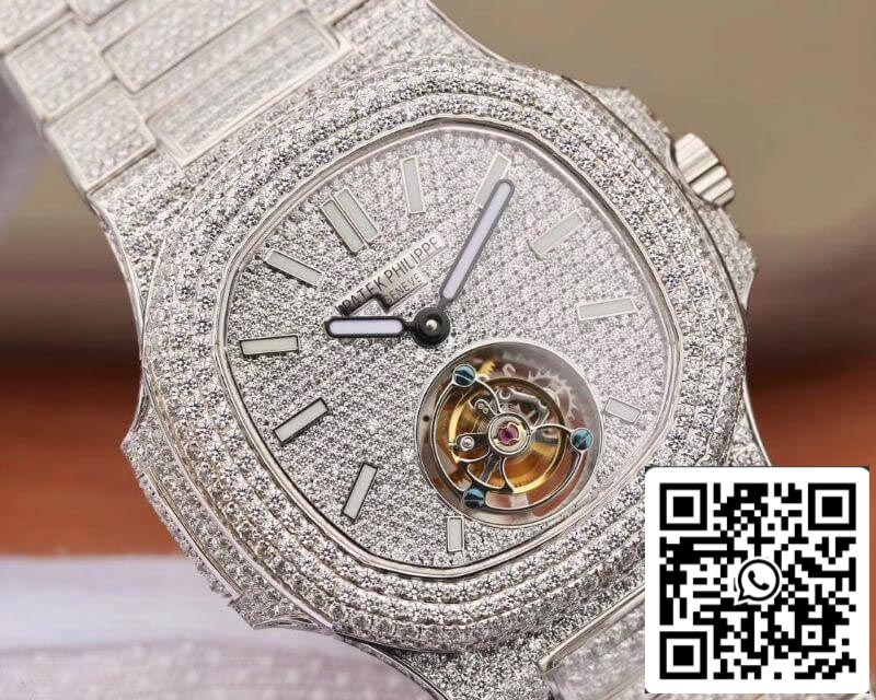 Patek Philippe Nautilus Tourbillon R8 Fabbrica 1:1 Best Edition Swiss Hand-Winding Tourbillon movimento
