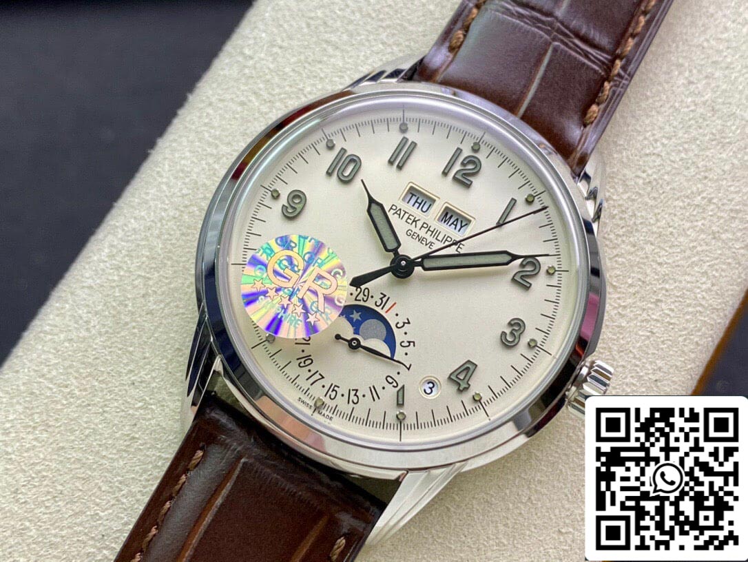 Patek Philippe Complications 5320G-001 1:1 edizione migliore GR Fabbrica Milky quadrante bianco