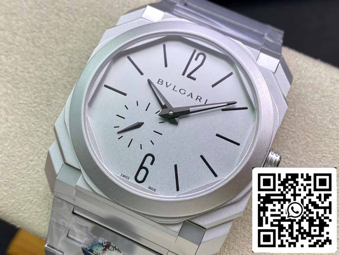 Bvlgari Octo Finissimo 103011 40MM 1:1 edición mejor BV Fabbrica quadrante argento