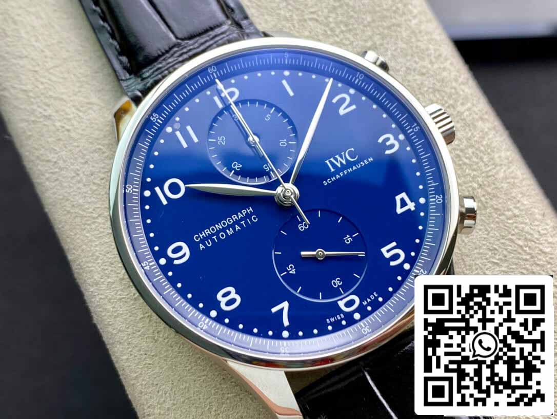 IWC Portugieser IW371601 1:1 Melhor Edição ZF Fabbrica Mostrador Azul