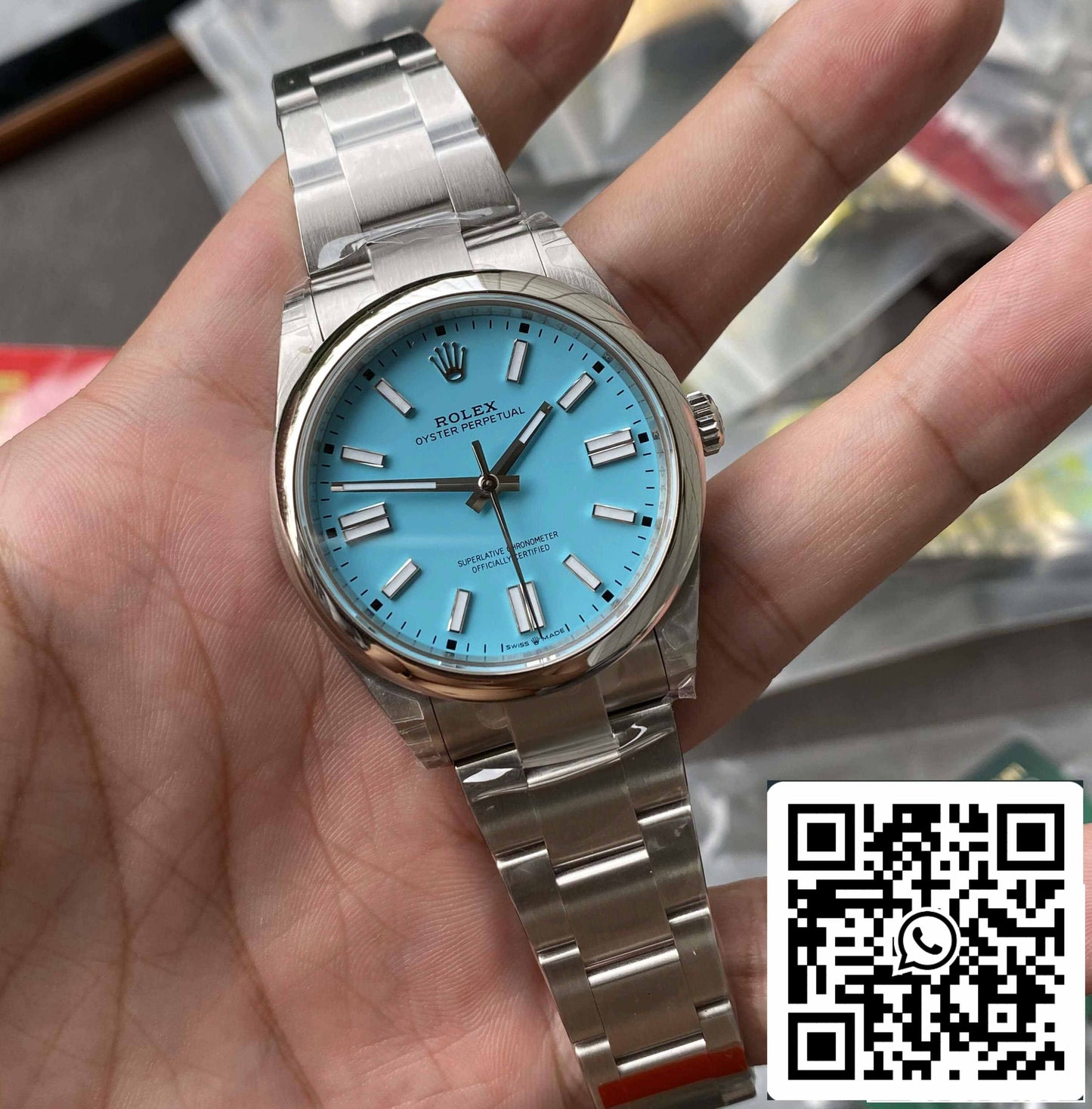 Rolex Oyster Perpetual 41MM M124300-0006 1:1 edizione migliore VS Fabbrica acciaio inossidabile