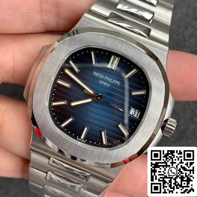 Patek Philippe Nautilus 5711/1A 010 1:1 edizione migliore GR Fabbrica quadrante blu