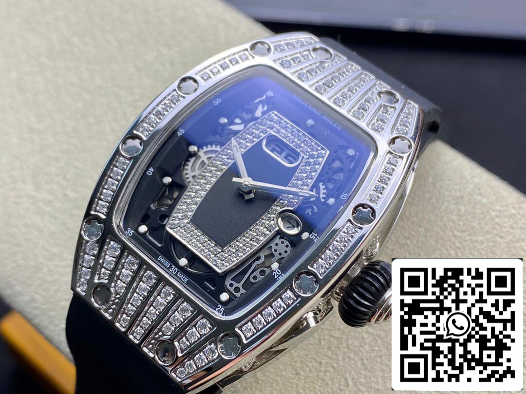 Richard Mille RM07-01 1:1 Best Edition RM Fabbrica Diamond Case