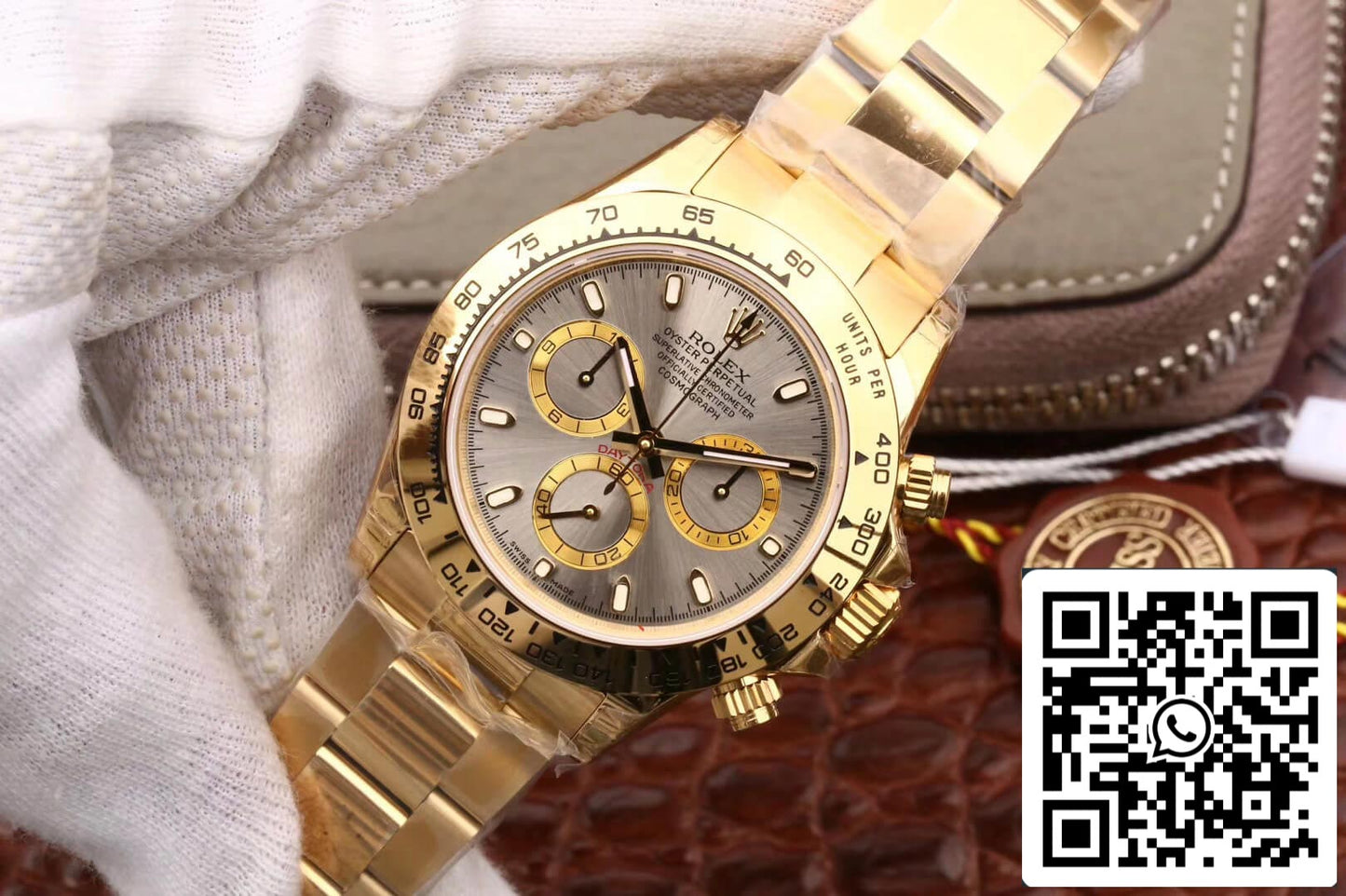 Rolex Daytona Cosmograph 116508 1:1 edição melhor JH Fabbrica Gold