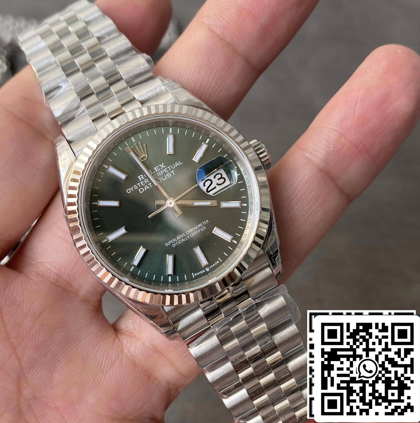 Rolex Datejust M126234-0051 36MM 1:1 edizione migliore VS Fabbrica Acciaio cinturino