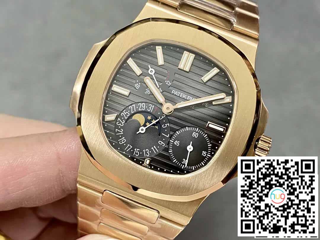 Patek Philippe Nautilus 5712/1R-001 1:1 Best Edition PPF Fabbrica V2 Brown Dial