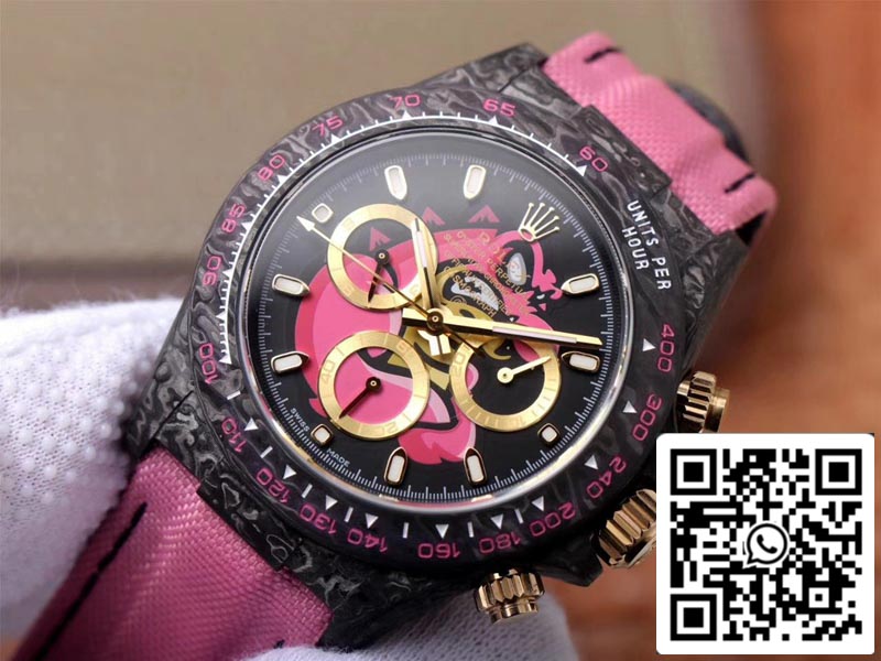 Rolex Daytona Cosmos Pink Exploded Dragon 1:1 Best Edition WWF Fabbrica Swiss ETA7750