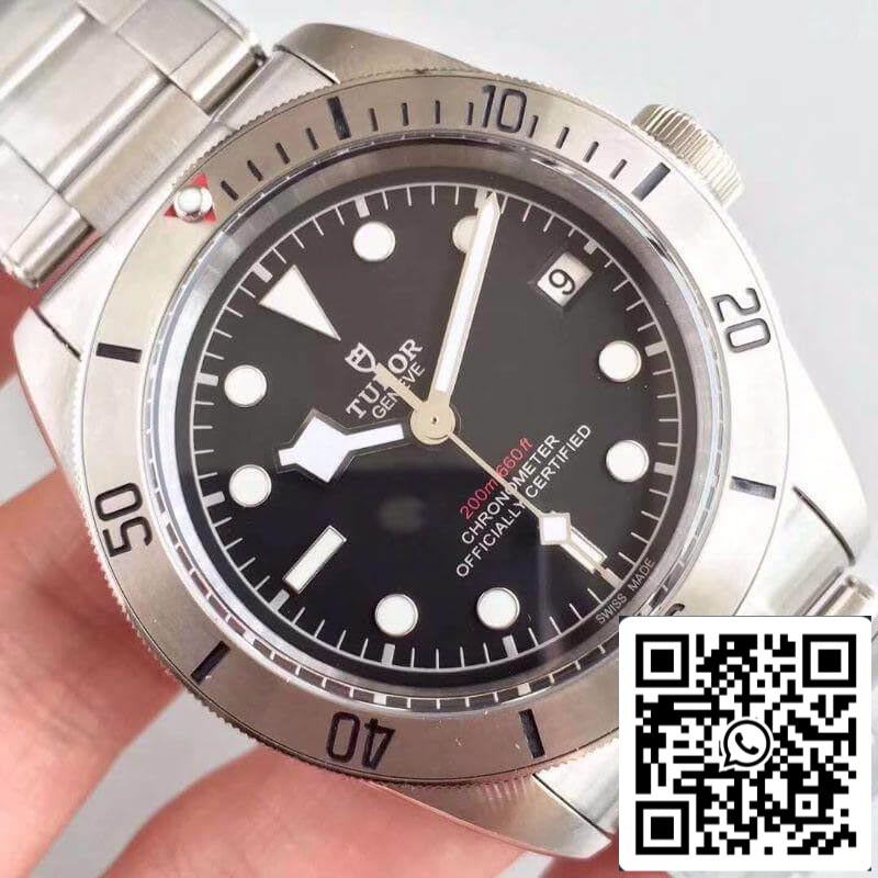 Tudor Heritage Black Bay M79730-0001 ZF Fabbrica 1:1 Best Edition Swiss ETA2824-2 Superlumed Dome-shaped Black Dial